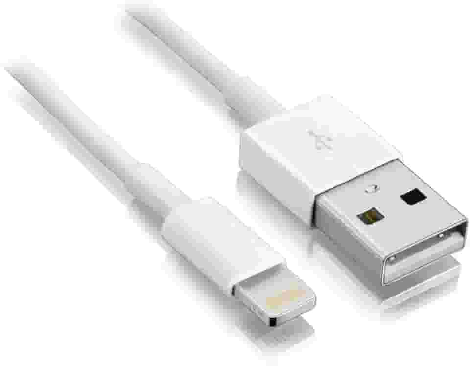 Cabo Lightning USB para Dispositivos Marca Apple de 1 Metro Branco Elgin