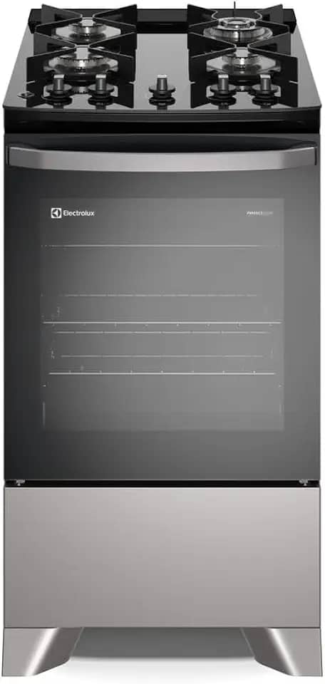 Fogão Electrolux 4 bocas Efficient com PerfectCook Prata FE4GS