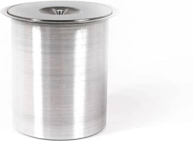 Lixeira Pia Cozinha Embutir Granito Inox Alumínio Luxo 5 Lts