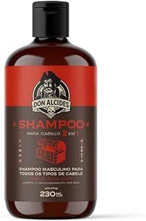 Shampoo para Cabelo 2 em 1 Don Alcides Barba Negra 230ml