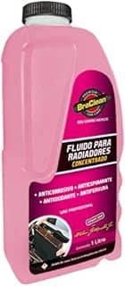 Fluido para Radiador Concentrado, Anticorrosivo e Antioxidante, Rosa, 1 Litro - BraClean