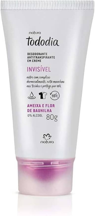 Natura Tododia Desodorante Em Creme 80g AMEIXA E FLOR DE BAUNILHA