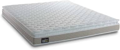 Colchão Casal Espuma D33 Millenium 138x188x19cm Bege/Branco c/pillow top