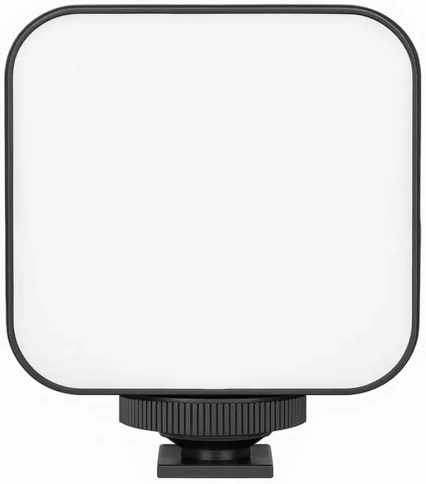 Iluminador Premium Luz LED Portátil Luz Fria 5600K Para Vídeos Fotos Maquiagem Lives Profissional Compacto Câmera Tripé AAA Flash Preenchimento Estúdio Criadores de Conteúdo Influencers