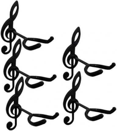5 Suportes para Violão de Parede; Guitarra; Uculelê; Baixo; Viola.