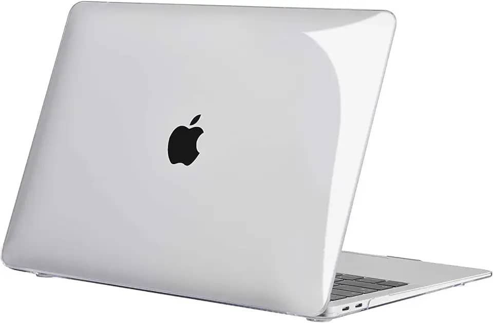 Capa Compatível Para Macbook New Air 13,3'' A1932/ A2179/ A2337 M1 (2018-2020)- Transparente. Policarbonato, Rígido,Fina e Leve