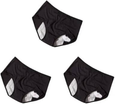 Kit 3 Calcinhas Absorventes Dulasi: Conforto e segurança para o dia todo! Proteção contra vazamentos e odores. Ideal para incontinência. Compre já