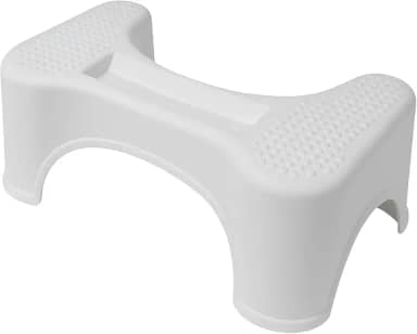 Banquinho Vaso Sanitário Banco de Cócoras Ergonômico Apoio para Pé Privada Banheiro Com Suporte de Celular e Antiderrapante Ergonômico