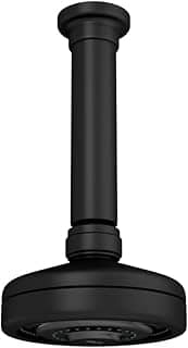 Chuveiro com tubo de teto AcquaPlus, Black Matte, Deca, 1990.BL.TET.MT