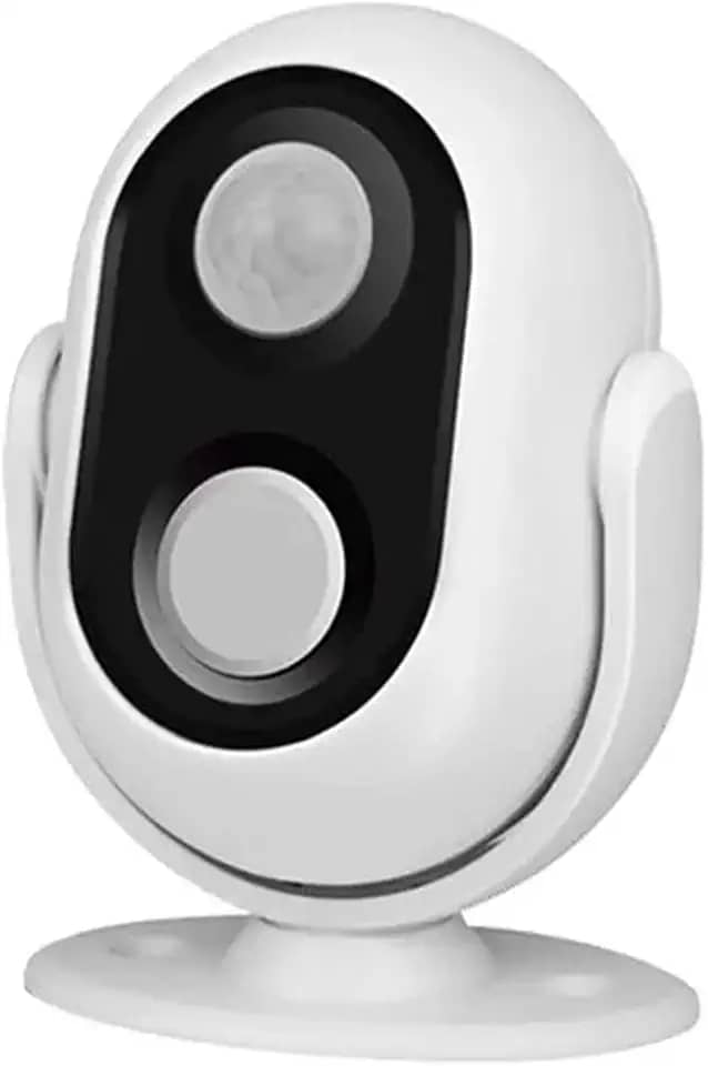 Sensor de Presença 3 Em 1 Multifunção Campainha De Alarme Em 8 Idiomas Diferentes Com Autofalante Infravermelho Anti Roubo Rotação 360 Graus PREMIUM ONYK