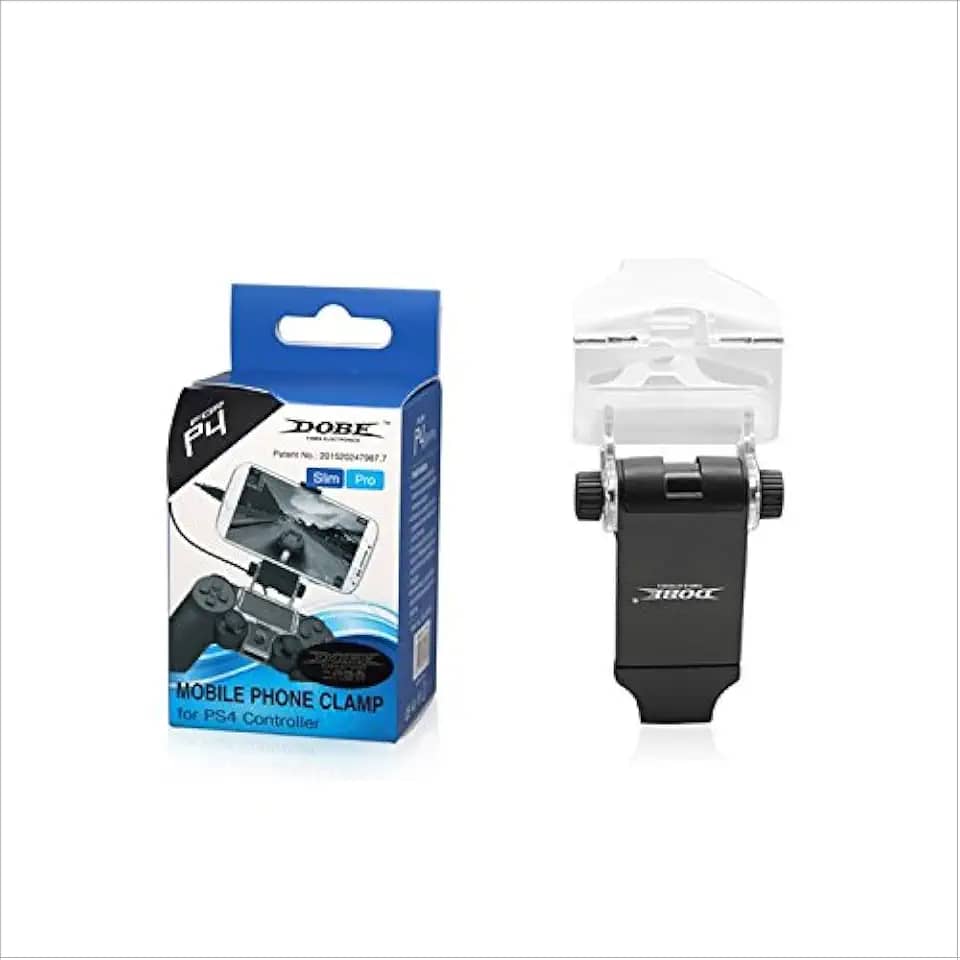 Dobe PS4 Controlador de Smart Phone Suporte de suporte para celular preto para controle Sony PlayStation 4 Dualshock 4