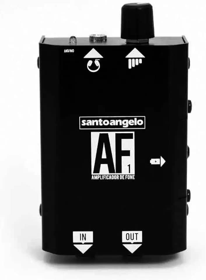 Amplificador Para Fone De Ouvido Santo Angelo AF1 Preto
