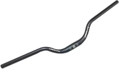 Guidão Absolute Nero 31.8mm Curvo Rise 60mm Preto 720mm Mtb