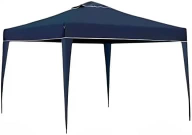 Tenda Gazebo Sanfonada 3x3 Articulada Impermeável - Barraca de Praia Resistente para Camping, Proteção Ar Livre e Exterior