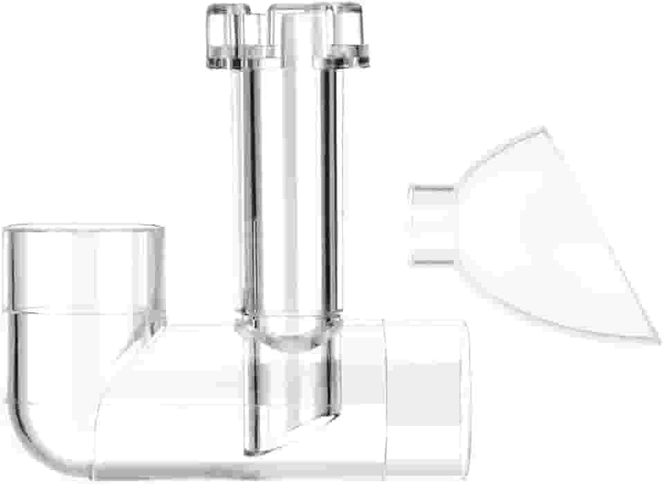 MiOYOOW Escumadeira de superfície de aquário, removedor de filme de óleo de tanque plantado ajustável com fluxo alargado, acessório de filtro de tanque de peixes para tanques de aquário de água doce e