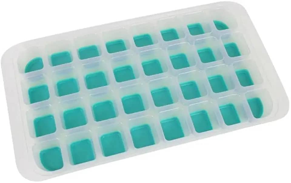 Oikos - Forma de Gelo de Plástico e Silicone 32 Cubos