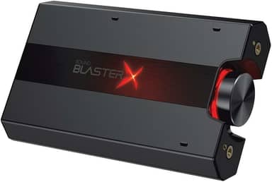 PLACA DE SOM DAC AMPLIFICADORA GAMER CREATIVE SOUND BLASTER X PRO-GAMING G5 WW9 PRETO