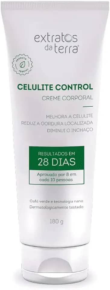 Kit Redutor de Celulite com Creme Celulite Control + Luva Massageadora com Esferas