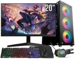 Pc Gamer Completo Intel I5 16gb Ssd 512GB Kit Gamer Monitor 20