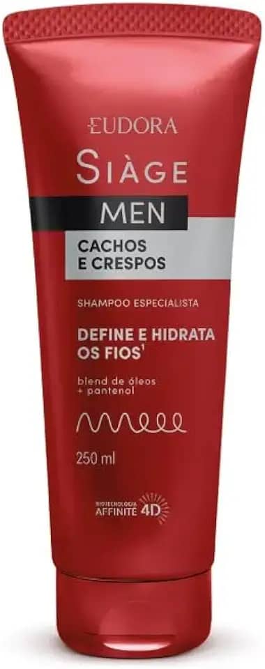Eudora, EUDORA SIAGE MEN SHAMPOO CACHOS E CRESPOS 250ml