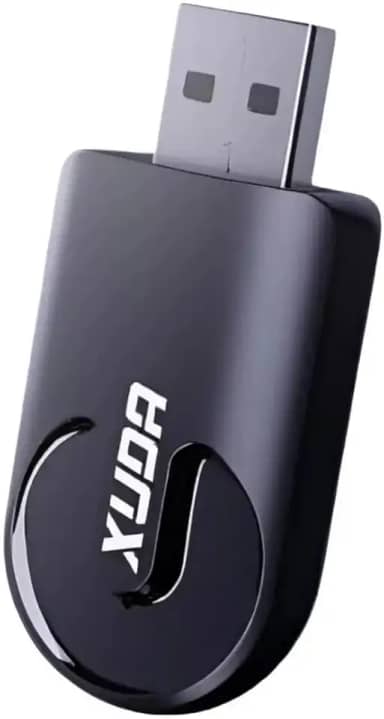 Adaptador CarPlay sem fio para iPhone e Android, XUDA Adaptador Apple CarPlay com fio para sem fio, tamanho mini USB e USB-C/Tipo-C, carros veículos controle estável e sem atraso, 2025 Preto