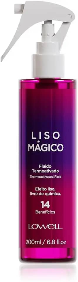 Lowell Liso Mágico Keeping Liss - Fluido Termoativado 200ml com Proteção Térmica