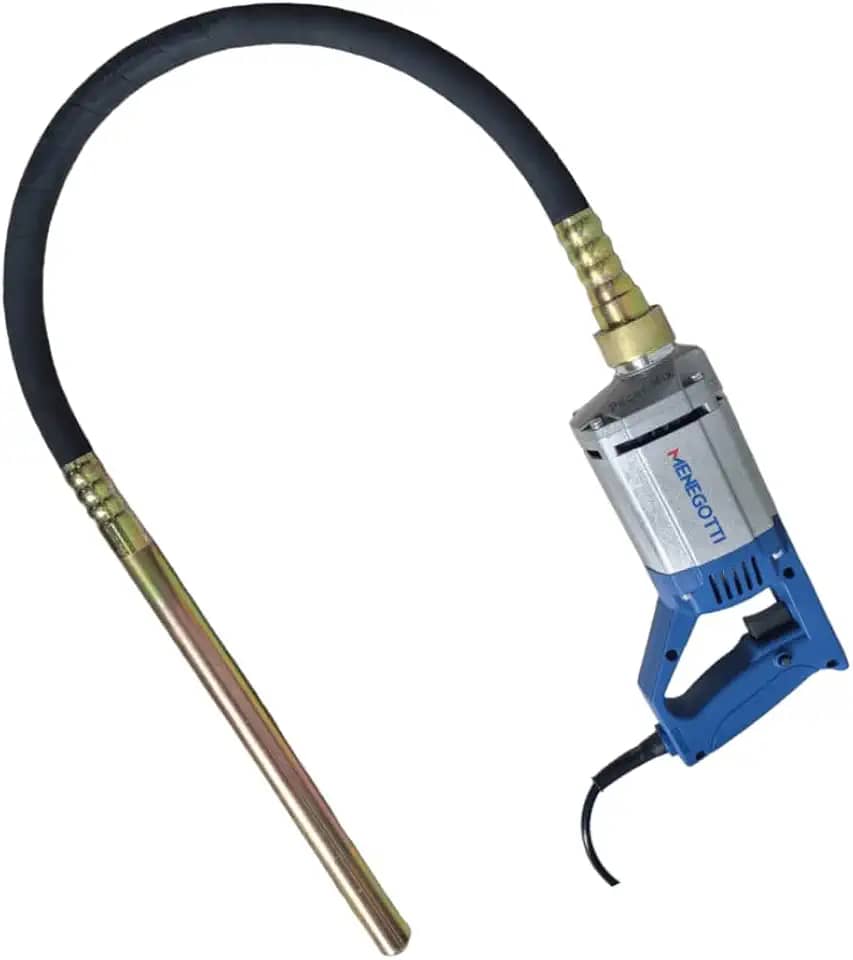 Vibrador de Concreto Portatil 1000w Menegotti com Mangote 1,2 metros x 35mm Menegotti 220v