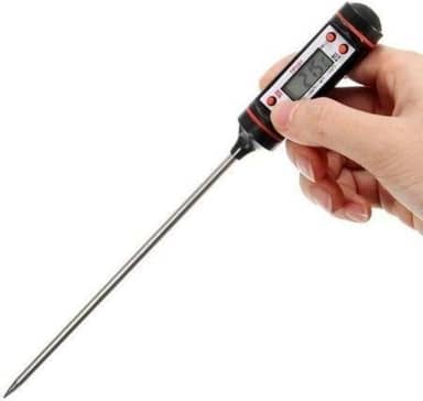 termometro Espeto Termômetro de Cozinha Digital – Ideal para Churrasco, Forno, Airfryer e Receitas Gourmet