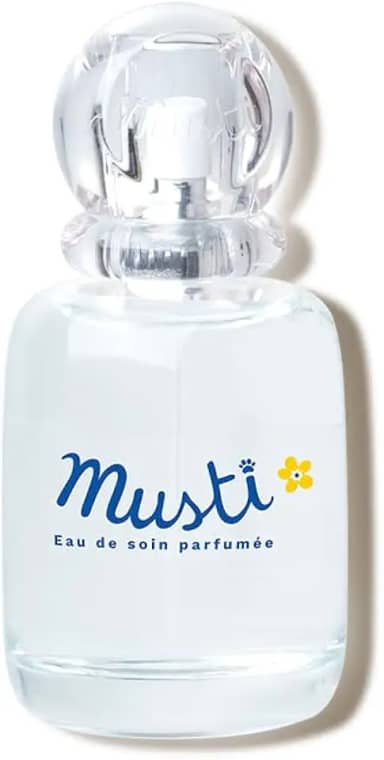 Mustela Perfume Musti Spray 50Ml - Colônia Eau De Soin Infantil Suave - Sem Álcool Hipoalergênico E Feito Com 92% De Ingredientes De Origem Natural - Bebê E Criança