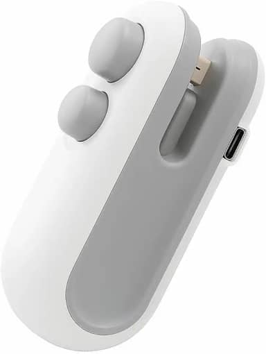 Seladora deMini Seladora de Embalagem Plástica Portátil Recarregável, Sistema de Preservação de Alimentos. Embalagens Portátil