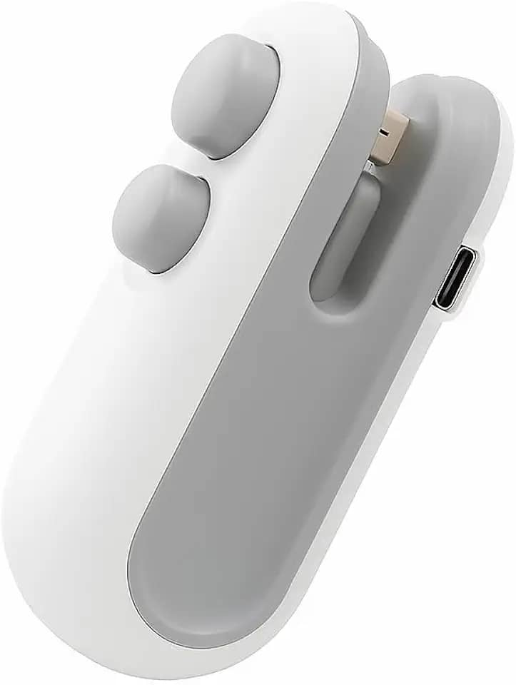 Seladora deMini Seladora de Embalagem Plástica Portátil Recarregável, Sistema de Preservação de Alimentos. Embalagens Portátil