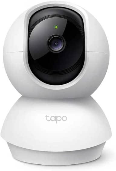 TP-Link Tapo C200, Camera de Segurança Wi-Fi 360º, 1080p Full HD, Visão Noturna, Audio de duas vias, Detecção de Movimentos, Trabalha com Alexa, 512G de Armazenamento Local, Armazenamento na Nuvem