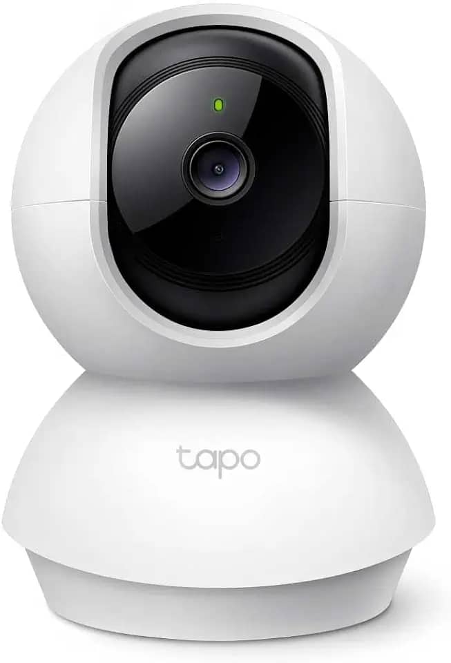 TP-Link Tapo C200, Camera de Segurança Wi-Fi 360º, 1080p Full HD, Visão Noturna, Audio de duas vias, Detecção de Movimentos, Trabalha com Alexa, 512G de Armazenamento Local, Armazenamento na Nuvem