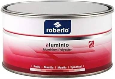 Massa Poliester Aluminio 1kg Roberlo