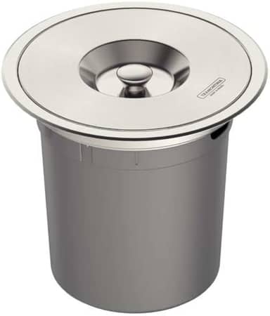Lixeira de Embutir com 5 Litros, Tramontina, Inox