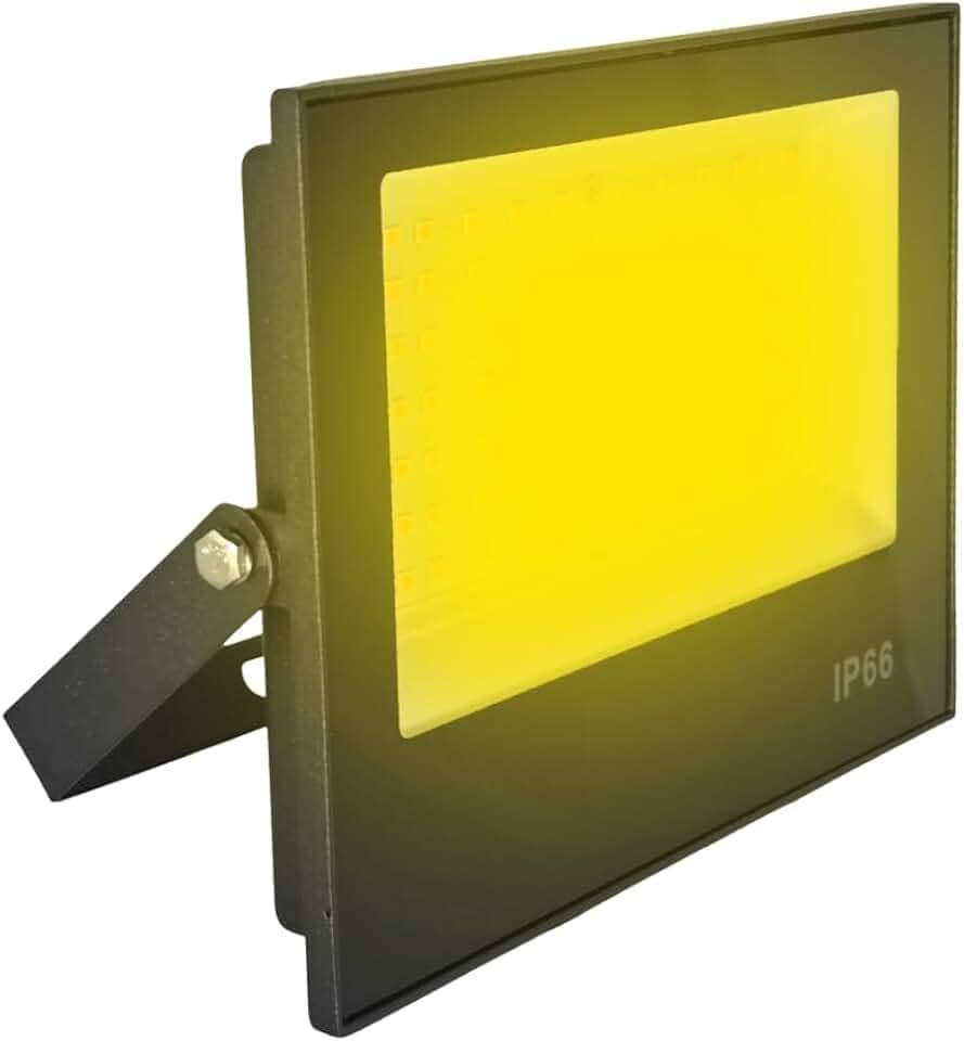 Refletor LED 200W Branco Quente 3000K IP66 Bivolt Iluminação Externa Resistente à Chuva