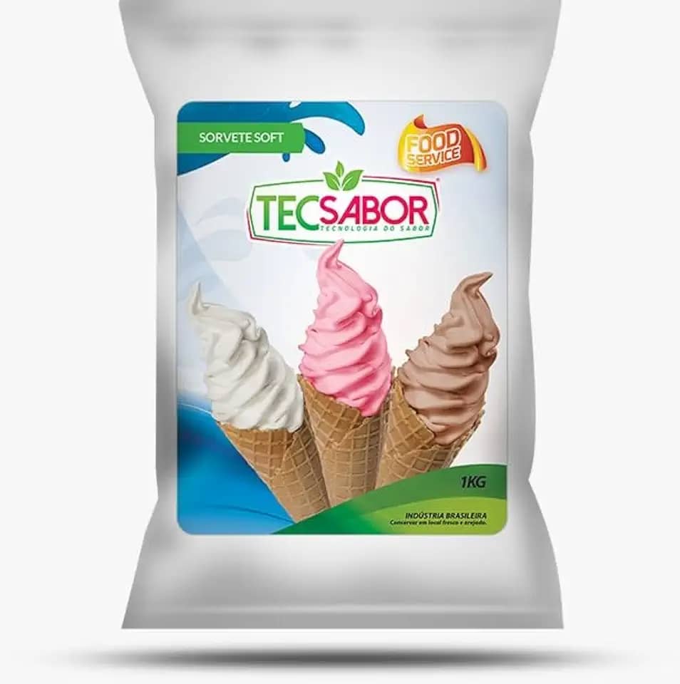 Sorvete Soft TecSoft da Tecsabor, Mistura para Sorvete Italiano