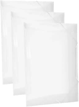 KIT 20 PASTA ABA COM ELASTICO PARA ORGANIZAR DOCUMENTO ESCRITÓRIO