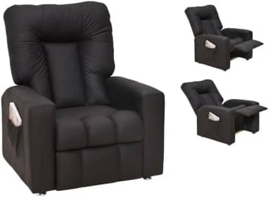 Poltrona do Papai Reclinável Pallas Mx5 - Preto corino