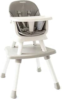 Cosco Kids, Cadeira de Refeição Convertty 8 em 1, Cinza