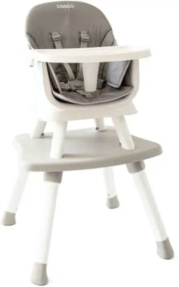 Cosco Kids, Cadeira de Refeição Convertty 8 em 1, Cinza