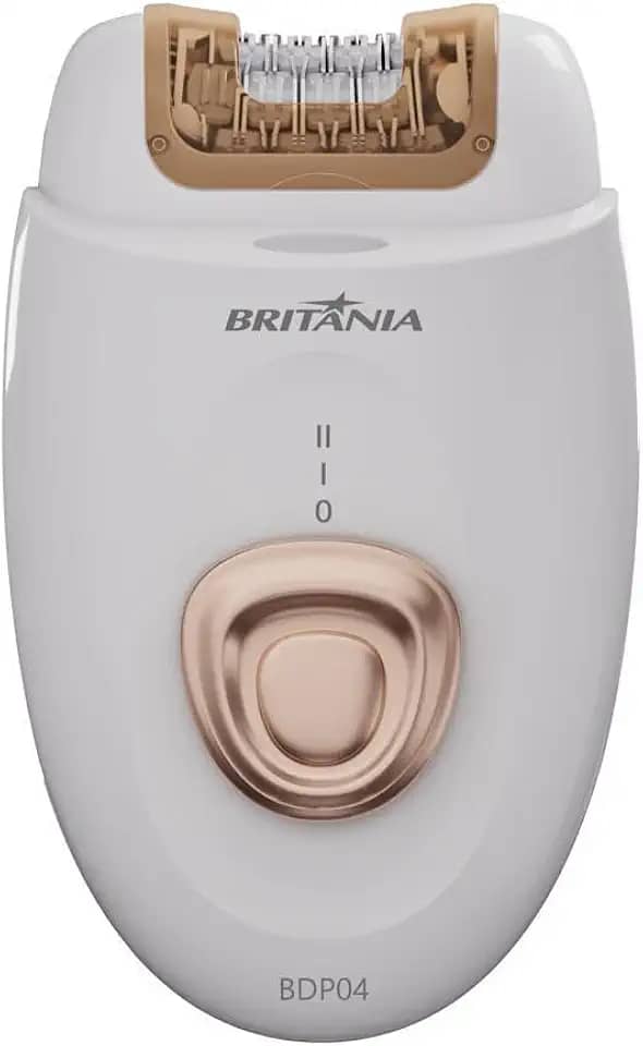 Depilador de Pelos Britânia 4 Acessórios BDP04 5W Branco e rose Bivolt