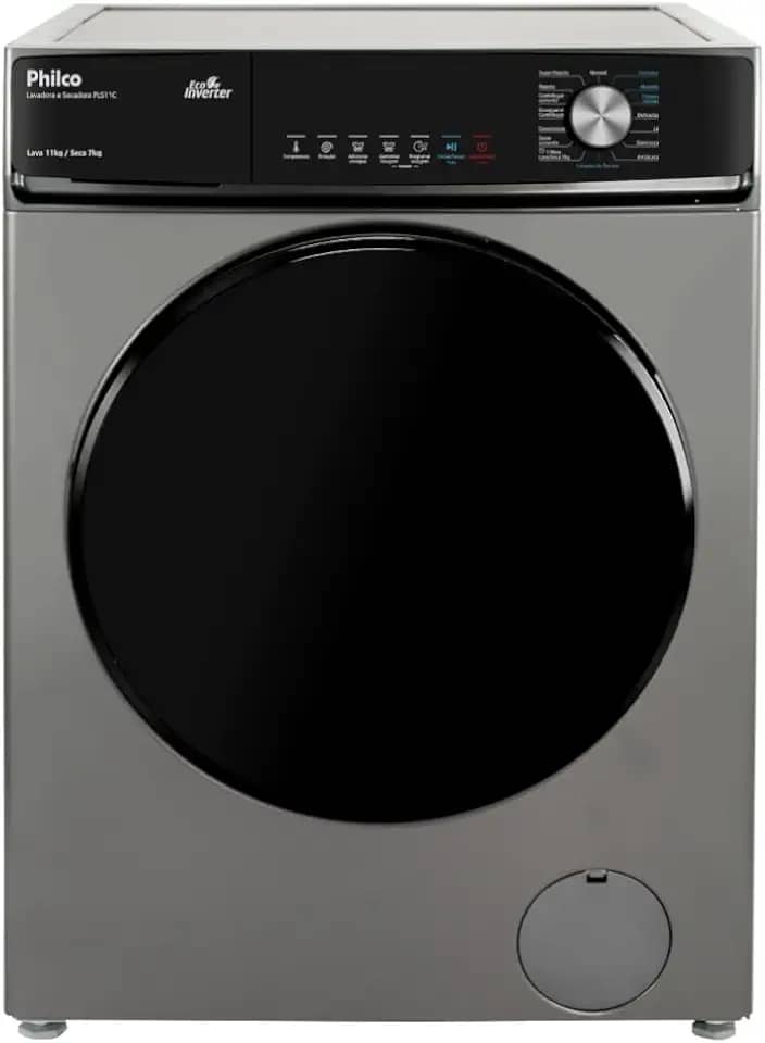 Lava e Seca Philco PLS11C Inverter 11kg 16 Programas 220V