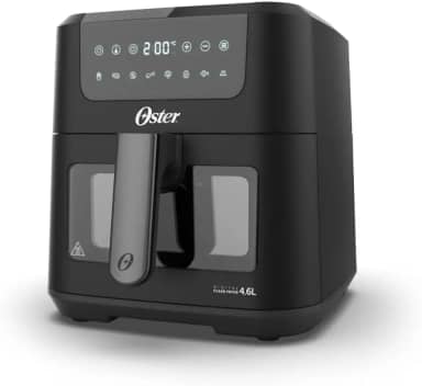 Fritadeira Digital Clear Oster 4,6L com Visor Transparente - 127V