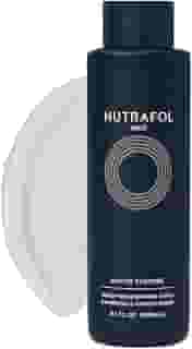 Nutrafol Xampu e condicionador masculino 2 em 1, limpa, hidrata, desobstrui os poros, melhora o volume e a força do cabelo, formulado por médicos para queda de cabelo, seguro para cor, sem sulfato –
