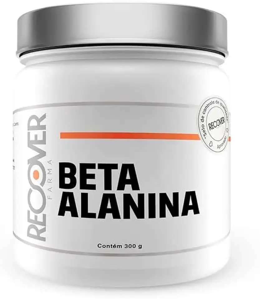 Beta Alanina 3g - 300g Performance Para Treino 100% PURA - Recover Farma