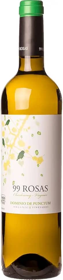 Vinho Branco Espanhol Domínio de Punctum 99 Rosas Viognier Chardonnay 750ml
