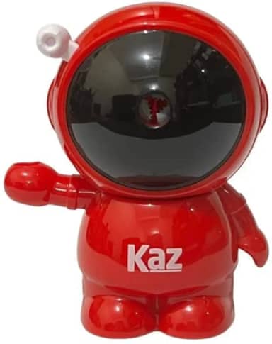 Apontador De Lápis tema Astronauta Com Manivela e Depósito - 9cm