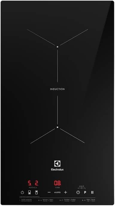 Cooktop 2 Bocas de Indução Electrolux Efficient 2 em 1 com Powerboost (IE3LP) - 220V