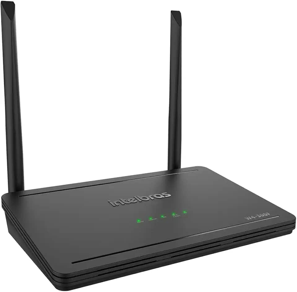 Roteador Residencial Wireless Wi-Force W4-300F Preto Intelbras